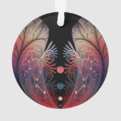 ジョングレージ抽象芸術モダンファンタジーフラクタル オーナメント (裏面)