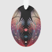 ジョングレージ抽象芸術モダンファンタジーフラクタル オーナメント (裏面)