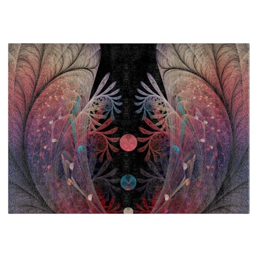 ジョングレージ抽象芸術モダンファンタジーフラクタル カッティングボード (正面)