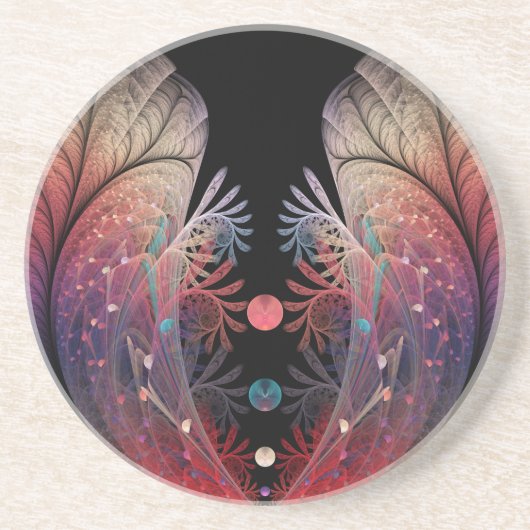 ジョングレージ抽象芸術モダンファンタジーフラクタル コースター (正面)