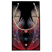 ジョングレージ抽象芸術モダンファンタジーフラクタル スモールペーパーバッグ (裏面)