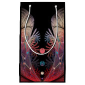 ジョングレージ抽象芸術モダンファンタジーフラクタル スモールペーパーバッグ (正面)
