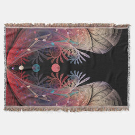 ジョングレージ抽象芸術モダンファンタジーフラクタル スローブランケット
