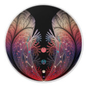 ジョングレージ抽象芸術モダンファンタジーフラクタル セラミックノブ (正面)