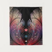 ジョングレージ抽象芸術モダンファンタジーフラクタル タペストリー (正面)