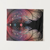 ジョングレージ抽象芸術モダンファンタジーフラクタル タペストリー (正面(横))