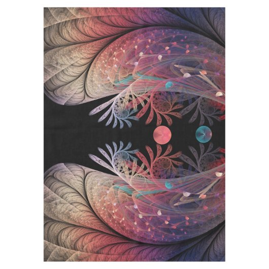 ジョングレージ抽象芸術モダンファンタジーフラクタル テーブルクロス (正面)