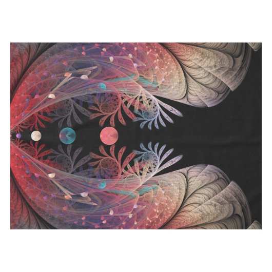 ジョングレージ抽象芸術モダンファンタジーフラクタル テーブルクロス (正面(横))