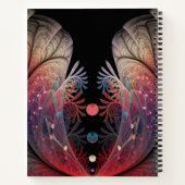 ジョングレージ抽象芸術モダンファンタジーフラクタル ノートブック (裏面)