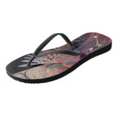 ジョングレージ抽象芸術モダンファンタジーフラクタル ビーチサンダル (アングル)