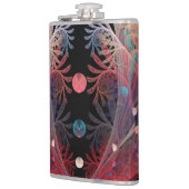 ジョングレージ抽象芸術モダンファンタジーフラクタル フラスク (左)