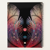 ジョングレージ抽象芸術モダンファンタジーフラクタル プランナー手帳 (裏面)