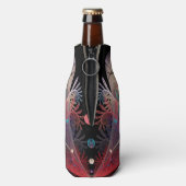 ジョングレージ抽象芸術モダンファンタジーフラクタル ボトルクーラー (ボトル裏面)