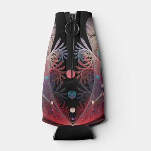 ジョングレージ抽象芸術モダンファンタジーフラクタル ボトルクーラー (裏面)