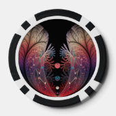 ジョングレージ抽象芸術モダンファンタジーフラクタル ポーカーチップ (裏面)