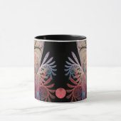 ジョングレージ抽象芸術モダンファンタジーフラクタル マグカップ (中央)