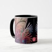 ジョングレージ抽象芸術モダンファンタジーフラクタル マグカップ (正面左)