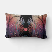 ジョングレージ抽象芸術モダンファンタジーフラクタル ランバークッション (裏面)