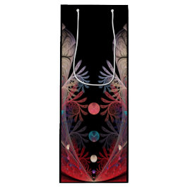 ジョングレージ抽象芸術モダンファンタジーフラクタル ワインギフトバッグ