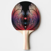 ジョングレージ抽象芸術モダンファンタジーフラクタル 卓球ラケット (裏面)