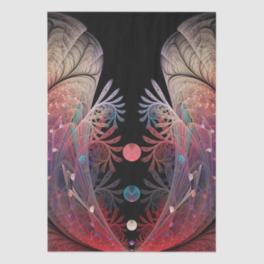 ジョングレージ抽象芸術モダンファンタジーフラクタル 薄葉紙 (正面)
