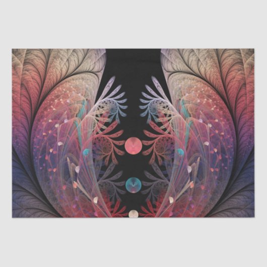 ジョングレージ抽象芸術モダンファンタジーフラクタル 薄葉紙 (正面)