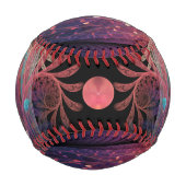 ジョングレージ抽象芸術モダンファンタジーフラクタル 野球ボール (裏面)