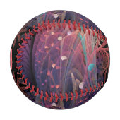 ジョングレージ抽象芸術モダンファンタジーフラクタル 野球ボール (正面左)