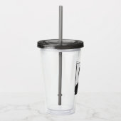 ジョンケネディUSホワ大統領のイトハウスポートレート アクリルタンブラー (右)