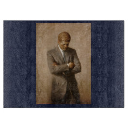 ジョンケネディUSホワ大統領のイトハウスポートレート カッティングボード