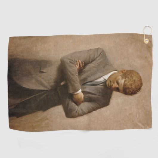 ジョンケネディUSホワ大統領のイトハウスポートレート ゴルフタオル (横)