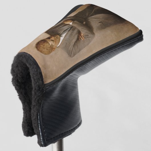 ジョンケネディUSホワ大統領のイトハウスポートレート ゴルフヘッドカバー (3/4 正面)