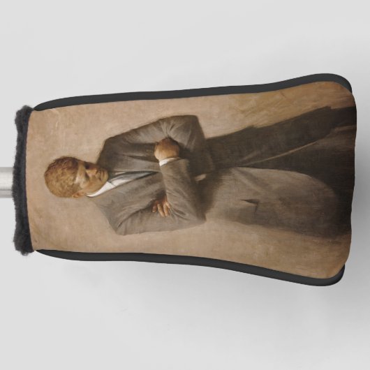 ジョンケネディUSホワ大統領のイトハウスポートレート ゴルフヘッドカバー (正面)