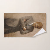 ジョンケネディUSホワ大統領のイトハウスポートレート ハンドタオル (ハンドタオル)