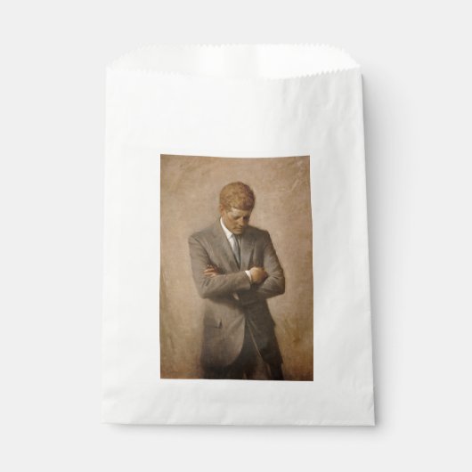 ジョンケネディUSホワ大統領のイトハウスポートレート フェイバーバッグ (正面)