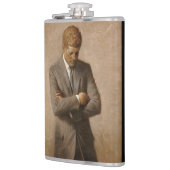 ジョンケネディUSホワ大統領のイトハウスポートレート フラスク (左)
