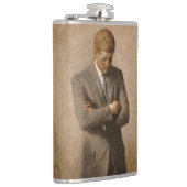 ジョンケネディUSホワ大統領のイトハウスポートレート フラスク (右)