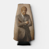 ジョンケネディUSホワ大統領のイトハウスポートレート ボトルクーラー (正面)