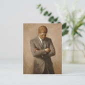 ジョンケネディUSホワ大統領のイトハウスポートレート ポストカード (スタンド正面)