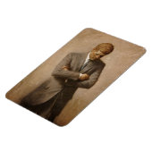 ジョンケネディUSホワ大統領のイトハウスポートレート マグネット (左側)