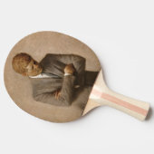 ジョンケネディUSホワ大統領のイトハウスポートレート 卓球ラケット (横)