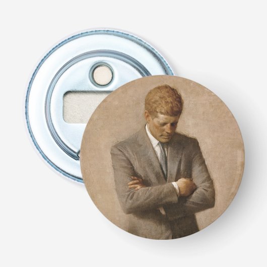 ジョンケネディUSホワ大統領のイトハウスポートレート 栓抜き (正面)