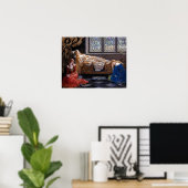 ジョンコリアザスリーピング美しい ポスター (ホームオフィス)