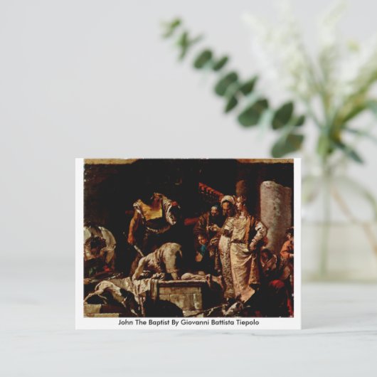 ジョンザバプテストバイジョバンニバティスタティポロ ポストカード (スタンド正面)