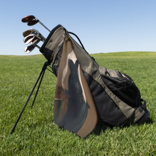 ジョンシンガーサーゲントマダムXクラシックポートレート ゴルフタオル (グリーン)