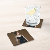 ジョンシンガーサーゲントマダムXクラシックポートレート スクエアペーパーコースター (インサイチュ)