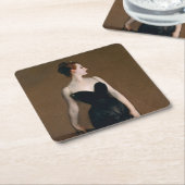 ジョンシンガーサーゲントマダムXクラシックポートレート スクエアペーパーコースター (アングル)