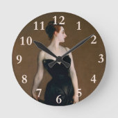 ジョンシンガーサーゲントマダムXクラシックポートレート ラウンド壁時計 (正面)