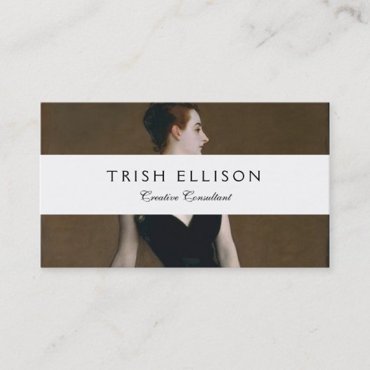 ジョンシンガーサーゲントマダムXクラシックポートレート 名刺 (正面)