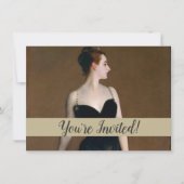 ジョンシンガーサーゲントマダムXクラシックポートレート 招待状 (正面)